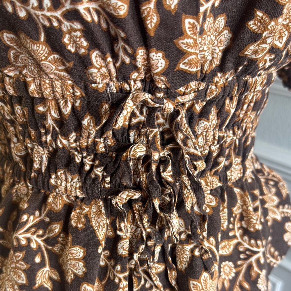 DEREK LAM 10 CROSBY
Rhea Printed Linen Blend Top - Picture 5 of 10